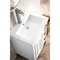 James Martin Vanities Alicante 24in Single Vanity, Glossy White, Brushed Nickel w/ White Glossy Composite Stone Top E110V24GWBNKWG - alternate 4